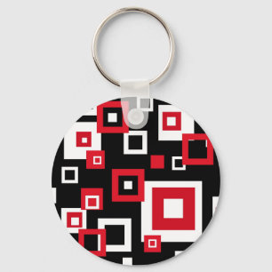 レトロの正方形- Keychain キーホルダー