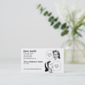 レトロの母及び娘 名刺 (スタンド正面)