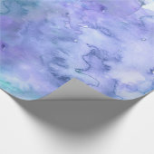 レトロの水彩画の質 ラッピングペーパー (角)