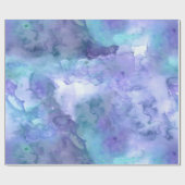 レトロの水彩画の質 ラッピングペーパー (フラット)