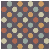 レトロの水玉模様 ファブリック (クローズアップ)