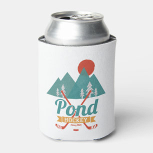 レトロの池のホッケー 缶クーラー