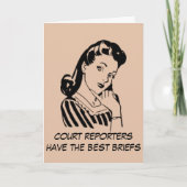 レトロの法廷記者に最も最高のな報告書の引用文があります カード (正面)