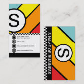 レトロの泡点検 名刺 (正面/裏面)