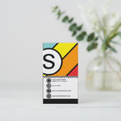 レトロの泡点検 名刺 (スタンド正面)