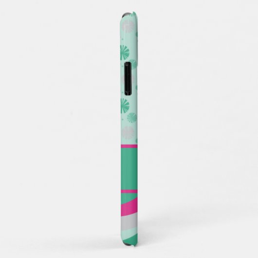 レトロの波と花II Case-Mate iPhoneケース (裏面/右)