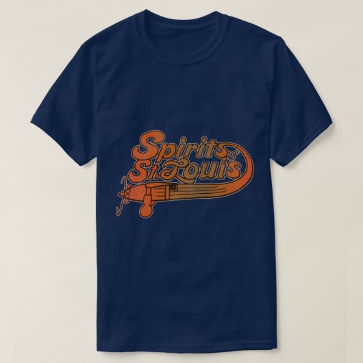 レトロの消滅したスピリッツ・オブ・セントルイス・バスケットボール Tシャツ (デザイン正面)