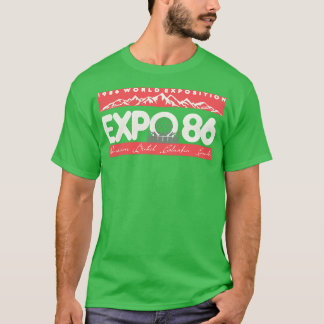 レトロの消滅エキスポ86世界フェアVancouverカナダ Tシャツ