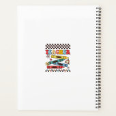 レトロの溝型クライアンズ花チェッカーボード先生 プランナー手帳 (裏面)