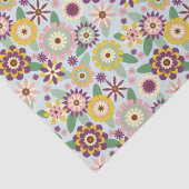 レトロの溝状の花 薄葉紙 (詳細)