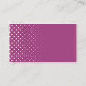 レトロの漫画本のスピーチの泡明暗中間部のパステル 名刺 (裏面)