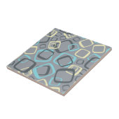 レトロの灰色および黄色 タイル (側面)