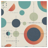 レトロの点と点 ファブリック (クローズアップ)