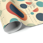 レトロの点と点 ラッピングペーパー (ロールコーナー)