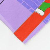 レトロの熱帯クリスマス・パーティのフリースブランケット フリースブランケット (角)