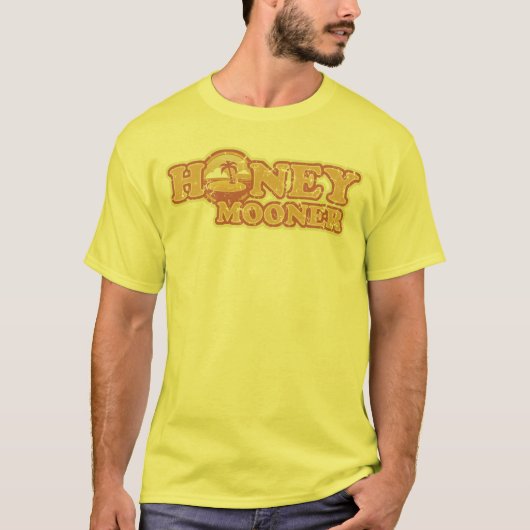 レトロの熱帯新婚旅行客のTシャツ Tシャツ (正面)