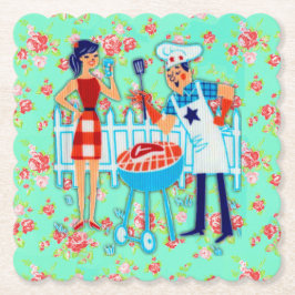 レトロの父の日のコースター ペーパーコースター