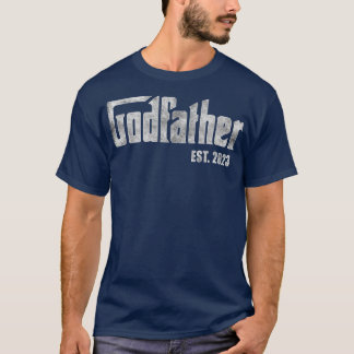 レトロの父の日、ゴッドファーザー2023、神のパパアン Tシャツ
