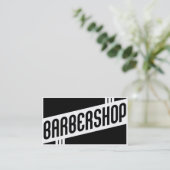 レトロの理髪店のロイヤリティプログラム ロイヤリティカード (スタンド正面)