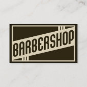 レトロの理髪店は友人を参照します 紹介カード (裏面)