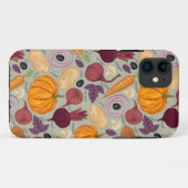 レトロの生鮮野菜の背景 Case-Mate iPhoneケース (裏面(横))