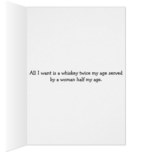 レトロの男性 – ウィスキーと女性 (内側 (右))