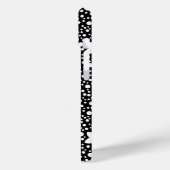 レトロの白黒の水玉模様と星 Case-Mate iPhoneケース (裏面 / 左)