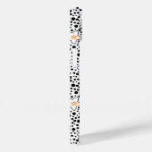 レトロの白黒の水玉模様と星 Case-Mate iPhoneケース (裏面 / 右)