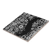 レトロの白黒正方形 タイル (側面)