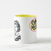 レトロの皮肉なマグカップ – コーヒーの理由 マグカップ (中央)