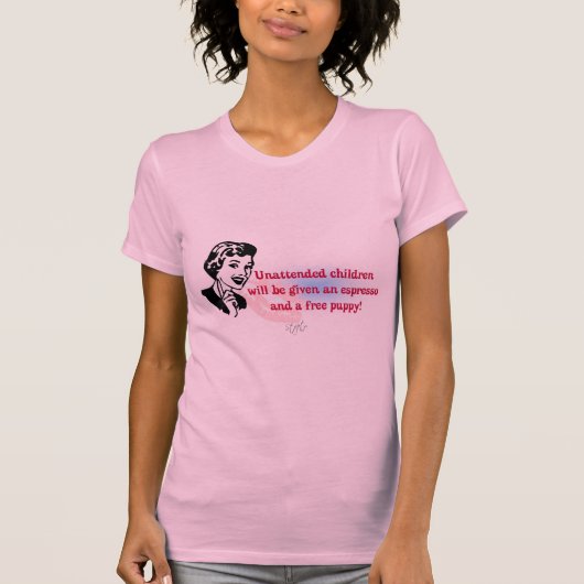 レトロの監督無しの子供 Tシャツ (正面)