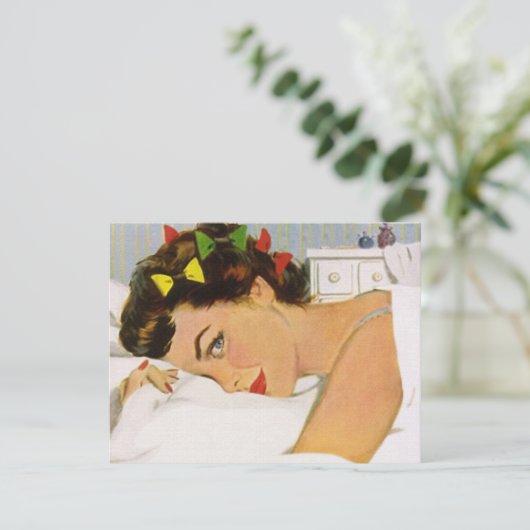 レトロの眠りのパーティの招待状のプレティーンの十代の若者たちの友達 招待状 (スタンド正面)