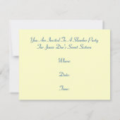 レトロの眠りのパーティの招待状のプレティーンの十代の若者たちの友達 招待状 (裏面)