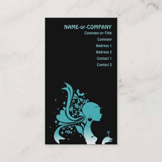 レトロの砂糖 名刺 (正面)