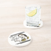 レトロの祖母のTシャツおよびギフト コースター (側面)