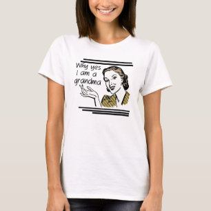 レトロの祖母のTシャツおよびギフト Tシャツ