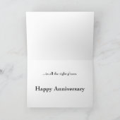 レトロの禿げた人の光沢があるヘッド記念日 カード (内部)