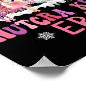 レトロの私のくるみ割り母の時代クリスマスくるみ割り ポスター (角)