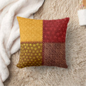 レトロの秋のスクラップのパッチワークの枕 クッション (ブランケット)