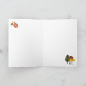 レトロの秋精力的の カード (内部)