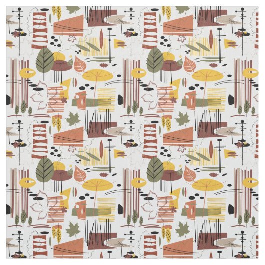 レトロの秋精力的の ファブリック (見本)