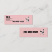 レトロの秘書 スキニー名刺 (正面/裏面)