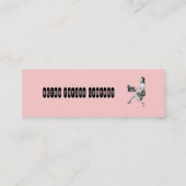 レトロの秘書 スキニー名刺 (裏面)