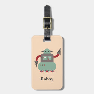 レトロの穴あけ機のロボットパーソナライズな荷物のラベル ラゲッジタグ