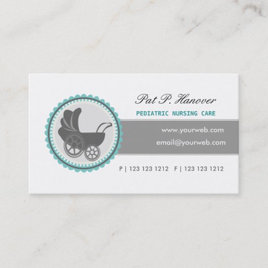 レトロの空色キャリッジヴィンテージのビクトリア時代の人時代 名刺 (正面)