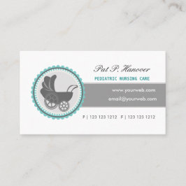 レトロの空色キャリッジヴィンテージのビクトリア時代の人時代 名刺