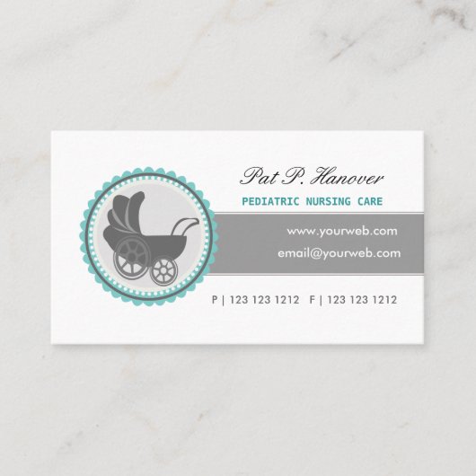 レトロの空色キャリッジヴィンテージのビクトリア時代の人時代 名刺 (正面)