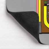 レトロの端正なoジュークボックスのマウスパッド マウスパッド (コーナー)