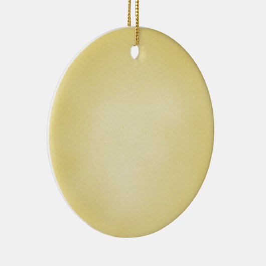 レトロの粗いベージュ背景 セラミックオーナメント (右)