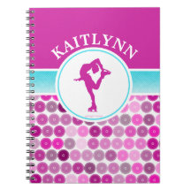 レトロの紫色はフィギュアスケート選手の女の子を一周します